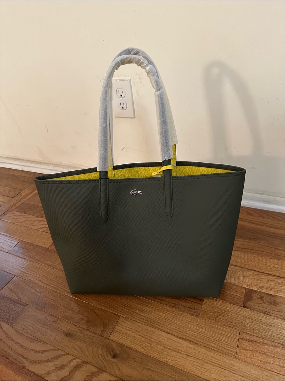 Lacoste Forest Night Bamboo Shopping Bag